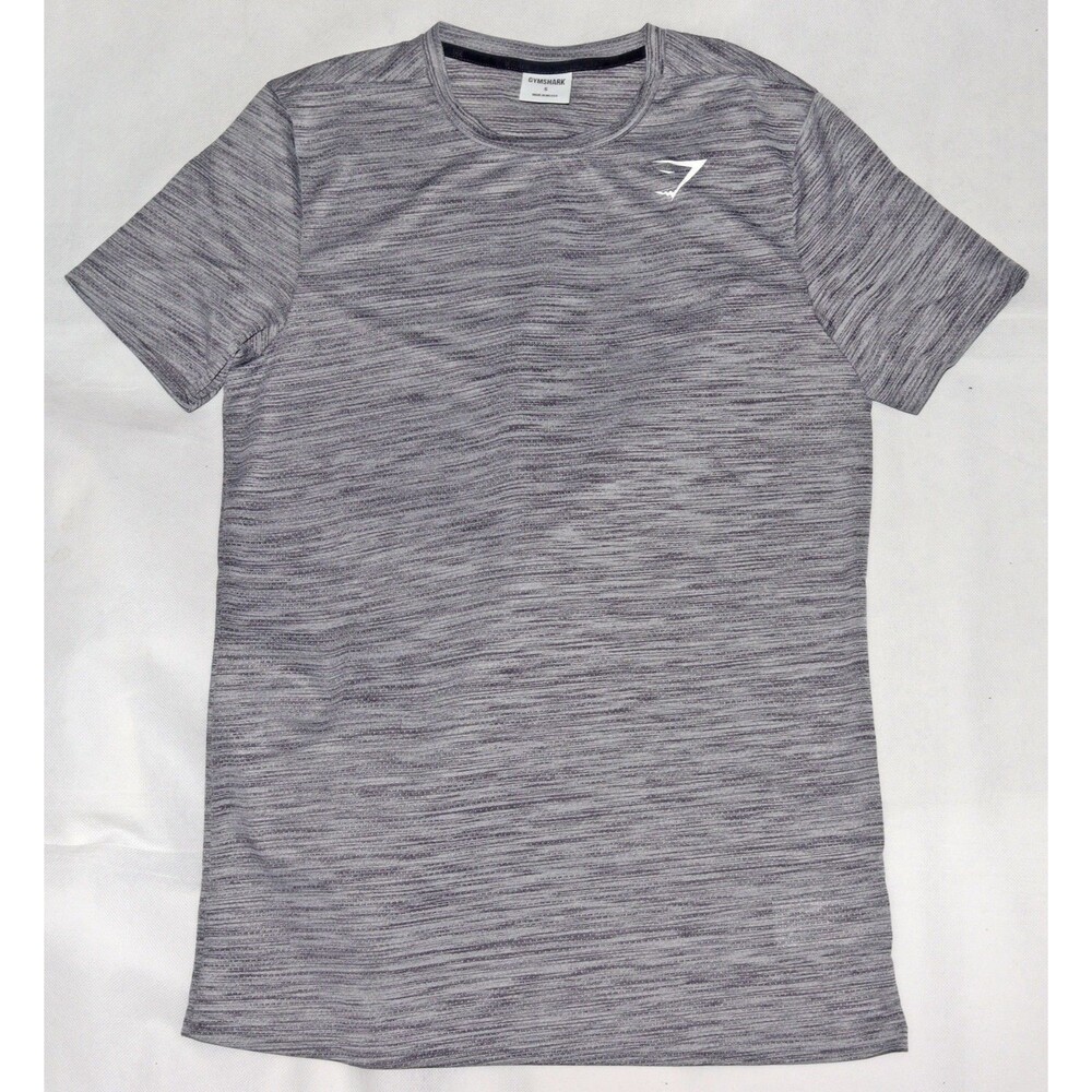 Gymshark Grey Silhouette Lt Grey Marl Arrival Men's Athletic‎ T-Shirt Size Small